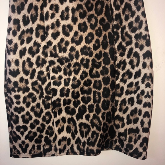 Leopard Strapless Tube Mini Dress - XS - Picture 6 of 12